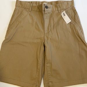 OLD NAVY Boys Khaki Shorts 12 NWT